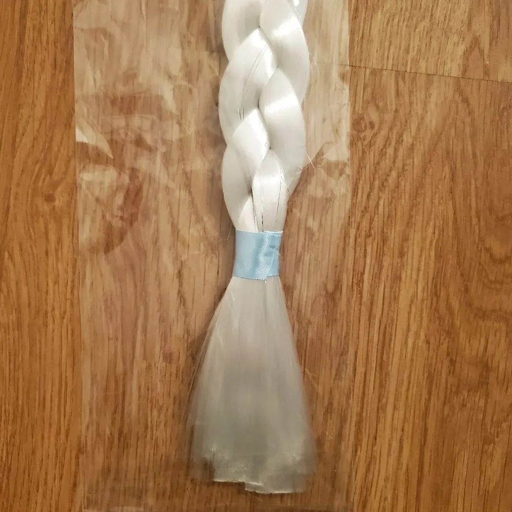 Disney Parks Elsa Frozen Hair Accessory Set Ponytail Braid Barrettes & Sparkle